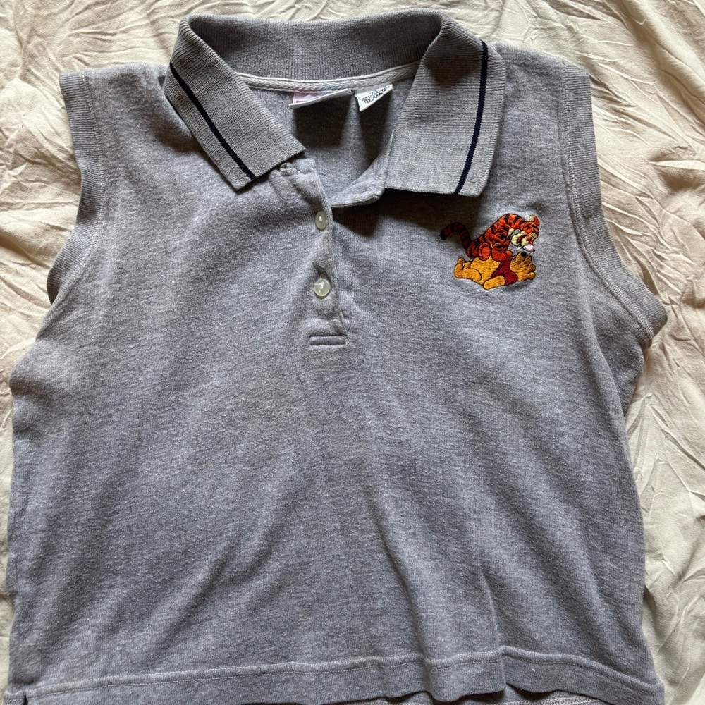 Vintage Pooh Cropped Polo